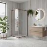 душевая кабина Rea City 90x90x190 transparent, brush copper (REA-K6984)
