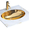 Lavabo Rea Nel 39x47 dorado (REA-U6331)