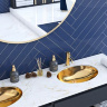 Lavabo Rea Nel 39x47 dorado (REA-U6331)