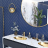 Lavabo Rea Nel 39x47 dorado (REA-U6331)