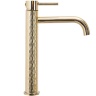 Mezclador de lavabo Rea Lungo art gold, alto (REA-B8821)