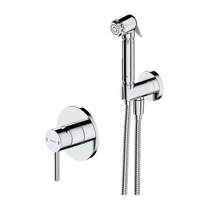 concealed hygienic kit Omnires Y chrome (SYSYBI1CR)