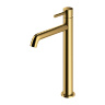 Omnires Y brushed gold washbasin mixer high (Y1212GLB)