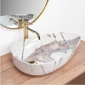 washbasin Rea Greta 40x65,5 tahunder shiny (REA-U6500)