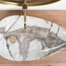 washbasin Rea Greta 40x65,5 tahunder shiny (REA-U6500)