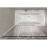 shower curtain Rea Agat 120x140 transparent glass (REA-W0301)