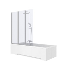 Cortina de ducha Rea Agat 120x140 cristal transparente (REA-W0301)