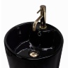 washbasin Rea Blanka 40x40 freestanding, black (REA-U6635)