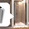 Rea Slim N 190 extension profile for cabins/doors, chrome (REA-K7512)