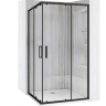 душевая кабина Rea City 80x100 black, стекло прозрачное (REA-K6449)