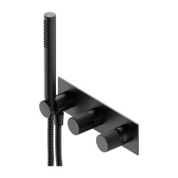 Mezclador empotrado para baño y ducha Omnires Contour, antracita (CT8035/1AT)