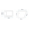 Inodoro Rea Raul + asiento slim soft-close + instalación Geberit Duofix (REA-C9660+458.126.00.1)