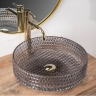 Lavabo Rea Cristal 40x40 gris (REA-U0277)