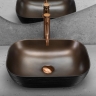 Lavabo Rea Belinda 33x46,5 negro/cobre cepillado (REA-U6384)