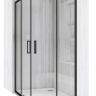 душевая кабина Rea City 90x90 black, стекло прозрачное (REA-K6446)