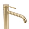 смеситель для умывальника Rea Lungis brushed gold (REA-B6101)