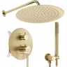 душевая система Rea Foss Clif скрытого монтажа, brushed gold + box (REA-P5647)