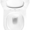 Inodoro Rea Carlo mini borde blanco dorado + asiento duroplast (REA-C1222)
