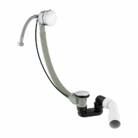 Sifón de baño con rebosadero Omnires CGS cromado (TK122-PLUS-3.01+64-SCR)