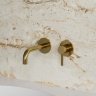 Mezclador de lavabo empotrado Omnires Y en oro cepillado (Y1215HGLB)