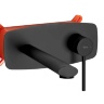 Mezclador de lavabo Rea Oval negro (REA-B8860)