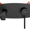 Mezclador de lavabo Rea Oval negro (REA-B8860)