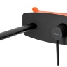 Mezclador de lavabo Rea Oval negro (REA-B8860)