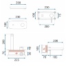 Mezclador de lavabo Rea Oval negro (REA-B8860)