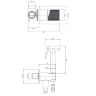 Kit de higiene Omnires Contour antracita (SYSCTBI1AT)