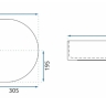 lavabo Rea Nadia 61x38,5 aiax (REA-U6506)