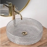 Lavabo Rea Cristal 40x40 transparente (REA-U0284)
