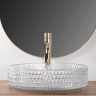 Lavabo Rea Cristal 40x40 transparente (REA-U0284)