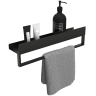 Rea shelf 45 cm black matt (REA-06000)