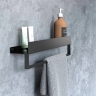 Rea shelf 45 cm black matt (REA-06000)
