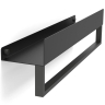 Rea shelf 45 cm black matt (REA-06000)