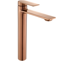 смеситель для умывальника Rea Storm высокий, brushed copper (REA-B3002)