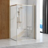 Cabina de ducha Rea Solar 90x90 vidrio de seguridad dorado transparente (REA-K4900)
