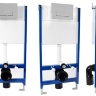 Sistema de instalación Rea para inodoro + pulsador H negro (REA-E3650)
