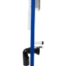 Sistema de instalación Rea para inodoro + pulsador H negro (REA-E3650)