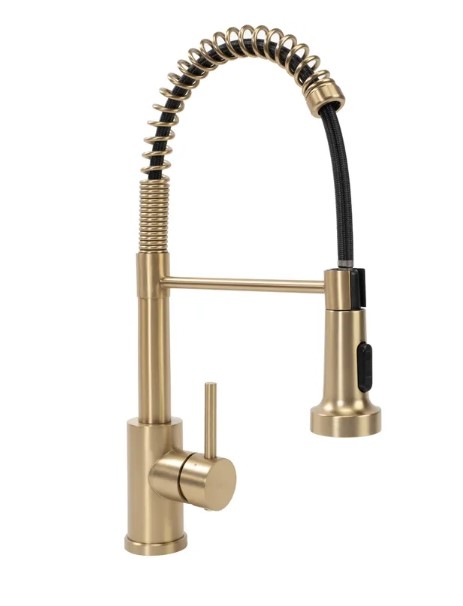 Grifo monomando de cocina Rea Colin dorado (REA-B4821)