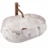 умывальник Rea Zoe Rock 59x38 матовый, имитация камня (REA-U0643)