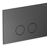 смывная клавиша Omnires STEEL-R45 brushed graphite (ST45PS1GR)