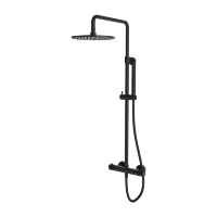 Sistema de ducha con termostato Omnires Contour antracita (CT8044AT)