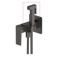 Cabezal de ducha higiénico Omnires Bidetta Graphite (BIDETTA3-RGR)