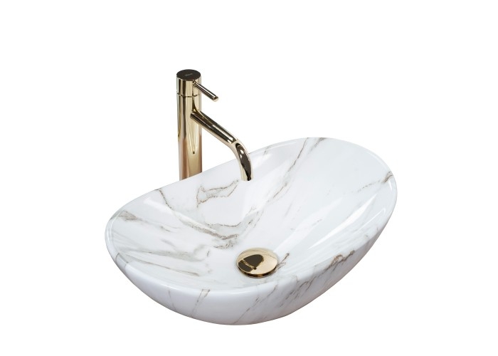 washbasin Rea Royal 48x30,5 Shiny Aiax (REA-U5063)