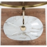 washbasin Rea Royal 48x30,5 Shiny Aiax (REA-U5063)