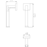 Omnires Tyber chrome paper holder (TB50510CR)