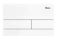 смывная клавиша Rea T glass white (REA-E0052)