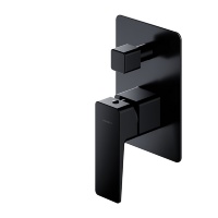 Mezclador de ducha empotrado Omnires Parma negro mate (PM7435BL)