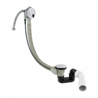 Sifón de baño con rebosadero Omnires CGS cromado (TK152-3.01+64-SCR)